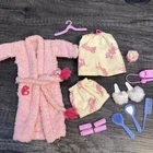 Vintage Barbie Size 1960s Outfit - ADORABLE Robe & Pajama Set - Slumber Party!