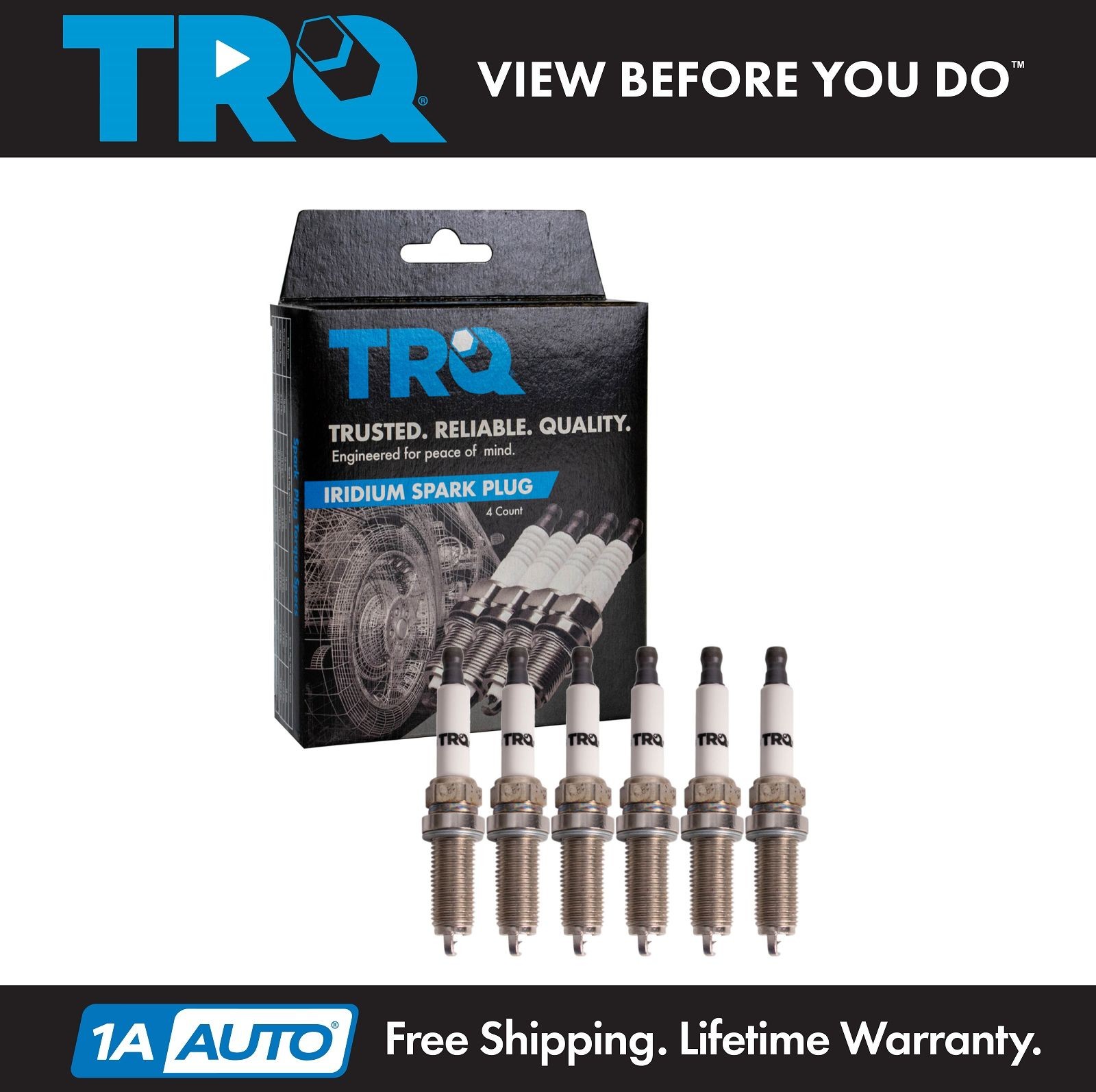 TRQ Spark Plug Set Fits 2007-2019 INFINITI 2007-2026 Nissan