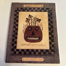 Kindred Spirits Bittersweet Primitives Applique Wool Work Doll Ornaments Q49