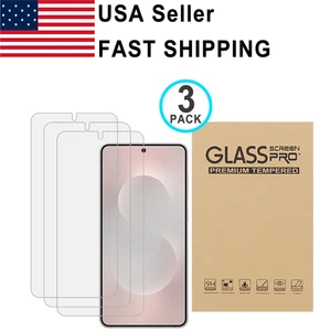 3PACK Protecteur d'écran en verre trempé pour Samsung S25 S26 Plus Ultra Edge Note20