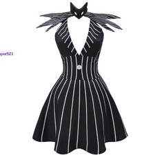 Anime The Nightmare Before Christmas Jack Skellington Cosplay Costume Halloween