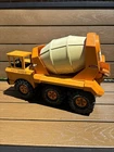 Vintage Mighty TONKA Orange Ready Mixer Cement Truck 6-Wheel Tandem Axle