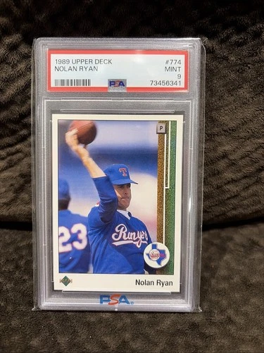 1989 Upper Deck - Nolan Ryan #774 (football) PSA 9