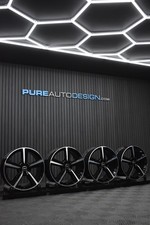Genuine Audi 20" 9J Alloy Wheels A4 A5 REFURBISHED VIPER BLACk CUT 4KE601025S x4