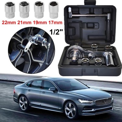 Torsional Torque Multiplier Wrench Lug Nut Remover 17 19 21 22 Tire Change Kits
