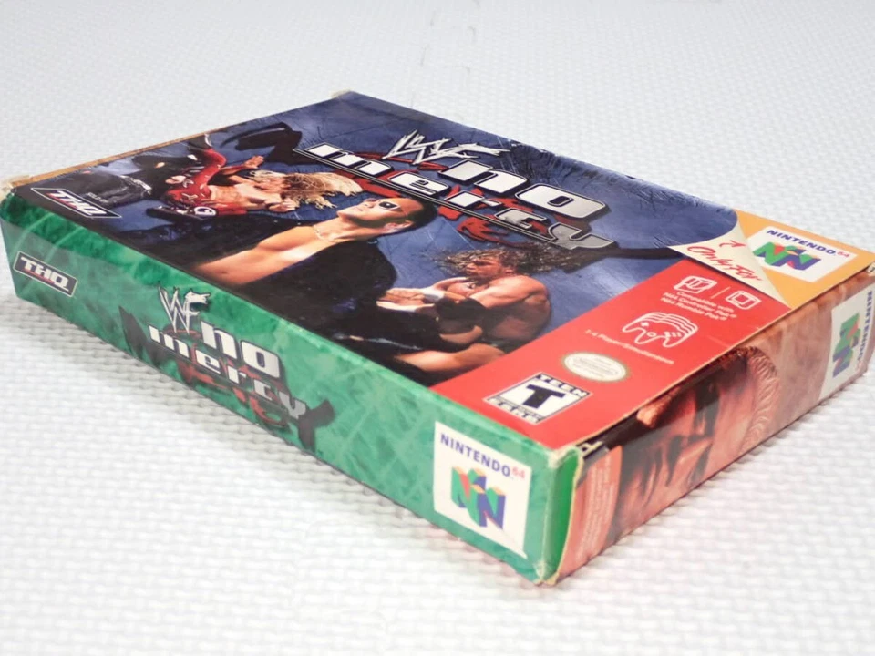 N64 WWF No Mercy USA Version Box Manual Cartridge Complete Tested - Image 4 of 4