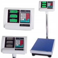 Elektronische 100Kg / 20G LCD Plattformwaage Mit Akku | Robuste Paketwaage