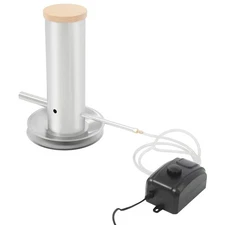 Electric Cold Smoke Generator w/Lid & Air Pump, Stainless Steel Cold Smoke Maker