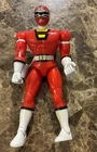 Vtg 1997 POWER RANGERS Turbo Key Red Ranger Toy Action Figure by BANDAI