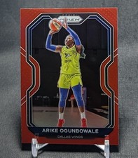 Arike Ogunbowale Red Holo /299 2021 Panini Prizm WNBA Card #79 Dallas Wings