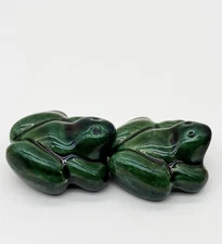 Anatomically Correct Frogs Risqué Naughty Male And Female Ceramic Figurines