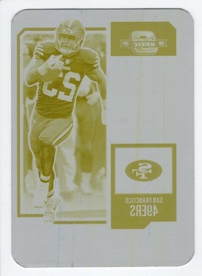2023 Contenders Optic Printing Plate Christian McCaffrey 1/1 San Francisco 49ers