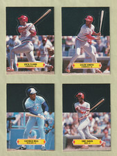 1988 Donruss All-Stars Pop-Ups Ozzie Smith Jack Clark Bell Eric Davis NrMt