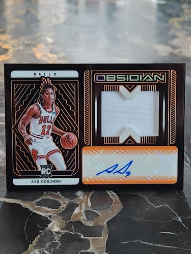 2021-22 Panini Obsidian - RPA Electric Etch #211 Ayo Dosunmu /35 (AU, MEM, RC)