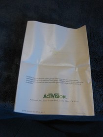 Tennis W/ Box + Manual ATARI 2600 1981 Activision Game Cartridge CIB