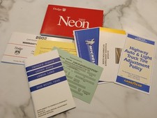 2002 Dodge Neon Owners Manual Free Shipping