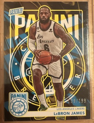 Lebron James /199 2023/24 Panini The National CASE BREAKERS #27 Lakers Insert 