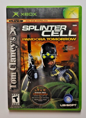 Tom Clancy's Splinter Cell: Pandora Tomorrow (Microsoft Xbox, 2004) CIB