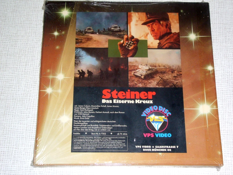 Laser Disc - Bildplatte - Steiner,das eiserne Kreuz - Bild 2 von 2