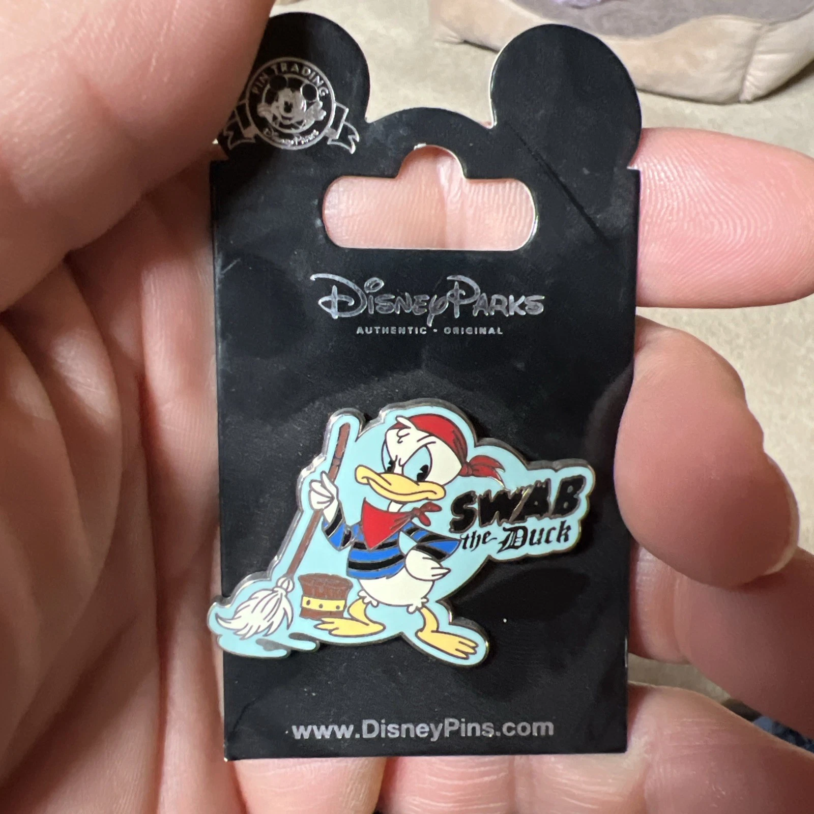 Disney Parks Pin Donald Duck Pirate Swab the Duck Trading Pin