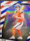 2024 Panini Prizm Rookies Bo Nix #309 Red White & Blue Prizm Rookie RC Parallel