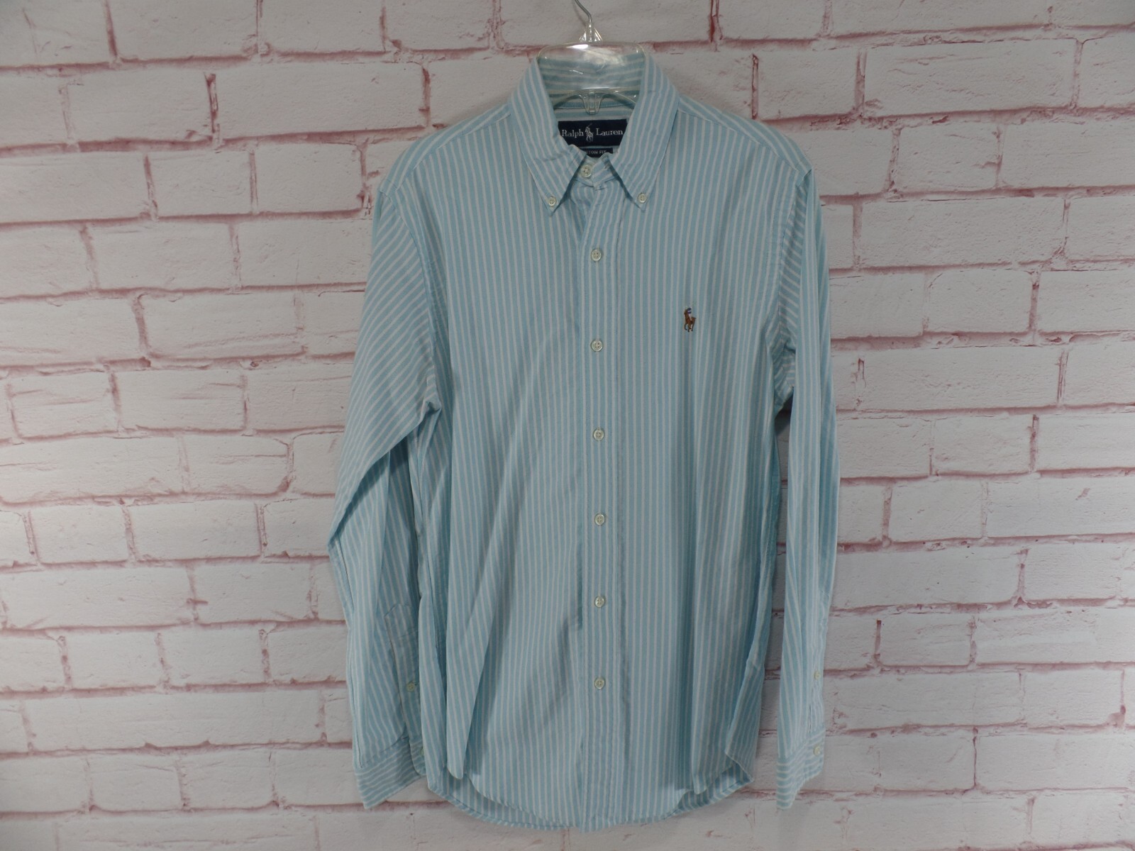 Polo Ralph Lauren Men's Button Down Shirt Small Striped Pony Custom Fit S