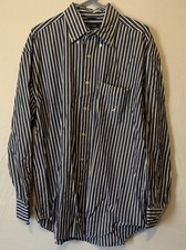 Mens Nautica Dress Shirt Size Extra Large Long Sleeve Pit to Pit 27"