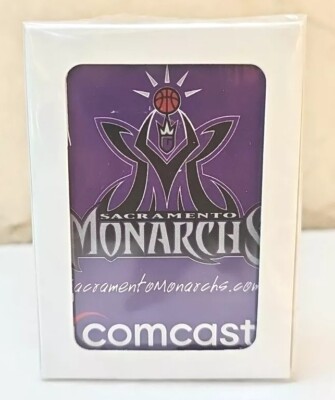 Sacramento Monarchs Comcast Promotional Playing Cards NEW 