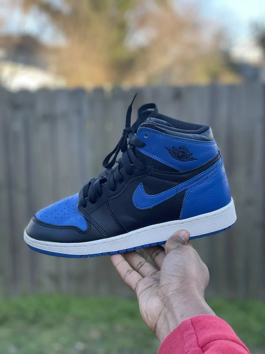 2017 Nike Air Jordan 1 Retro High OG Royal Blue 555088-007 sz 6