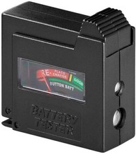 Batterie Akku Tester AAA Mignon AA Micro Knopfzellen Baby C Mono D 9V Block 