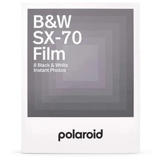New Sealed Polaroid SX-70 B&W Film for all Polaroid SX-70 Cameras - 8 Photos