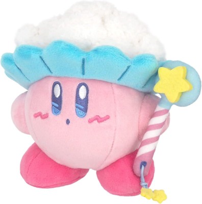 San'ei Trading Kirby Sweet Dreams Plush - Fluffy Kirby 16.5x12x14cm KSD-01