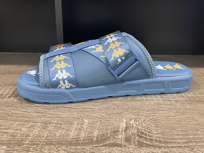Kappa 222 Banda Mitel 7 | Blue-White-Yellow| Slides Men
