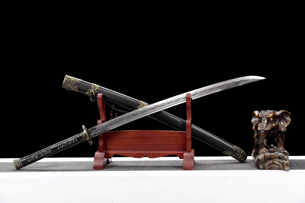 65 Manganese Steel Chinese Broadsword Sword Sharp Blade KUNGFU