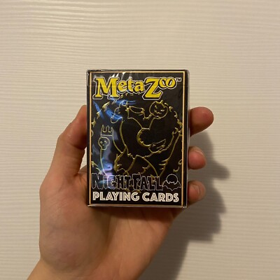 MetaZoo Kickstarter Poker USPCC WPT Nightfall Deck Sealed Box