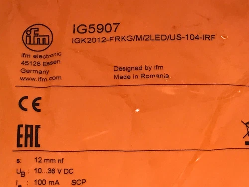 1PC New IFM IG5907 Proximity Switch Sensor Free Shipping  - Picture 2 of 4