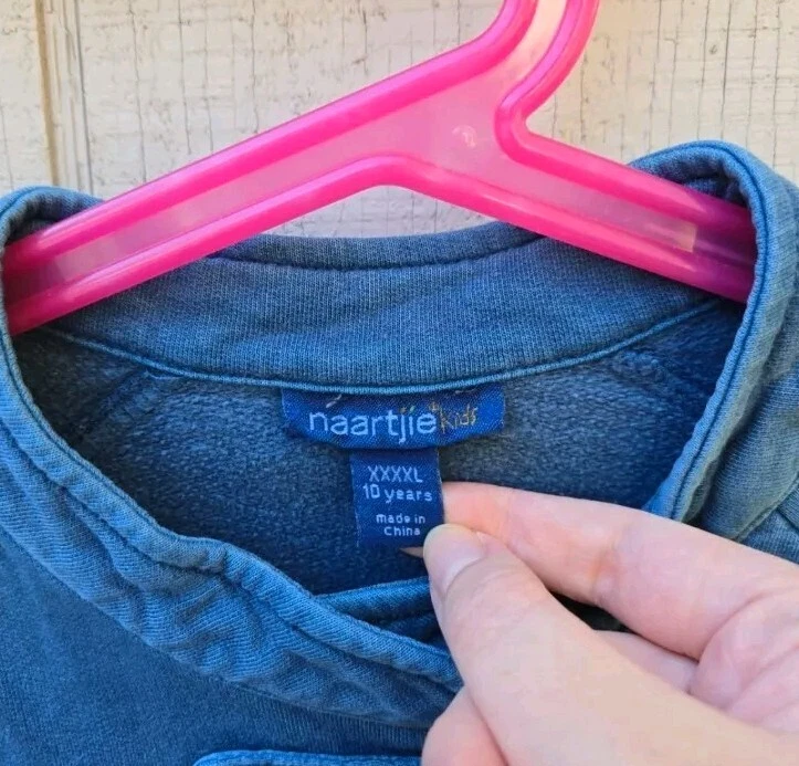 Naartjie Kids Peplum Ruffle Button Up Long Sleeve Bouse Top XXXL 10 Years - Image 3 of 4