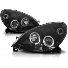 Scheinwerfer Angel Eyes LED schwarz passt für Citroen Xsara ab 2000 - 2004