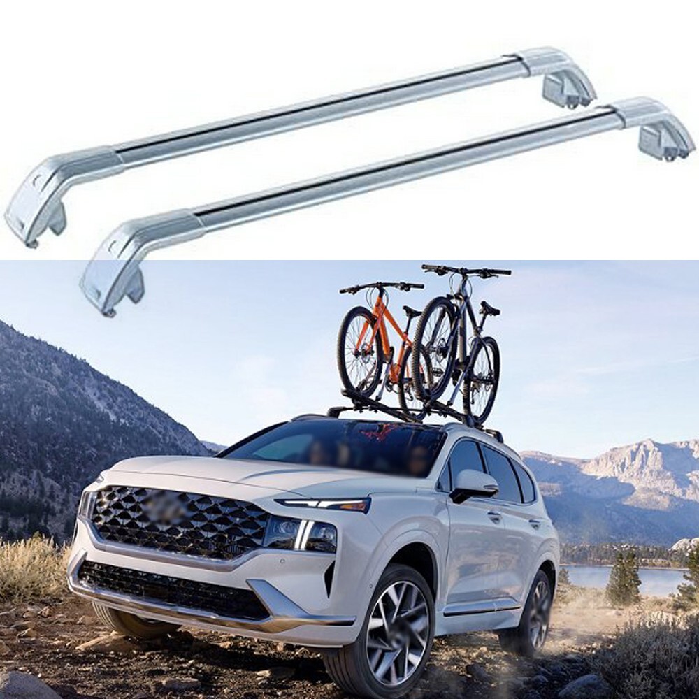 Hybrid Best Roof Rack For Hyundai Santa Fe 2PCS Cross Bar Fits