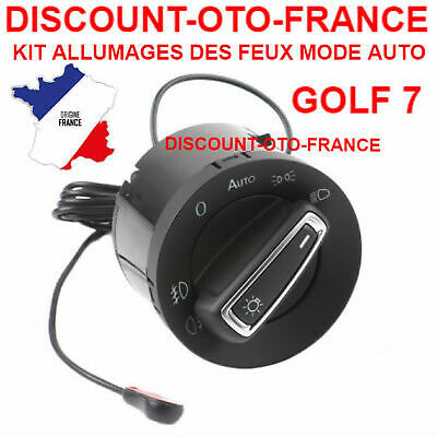 Commodo phares Golf 7 remplacement de pièce usée bouton d'allumage des feux automatique 12V