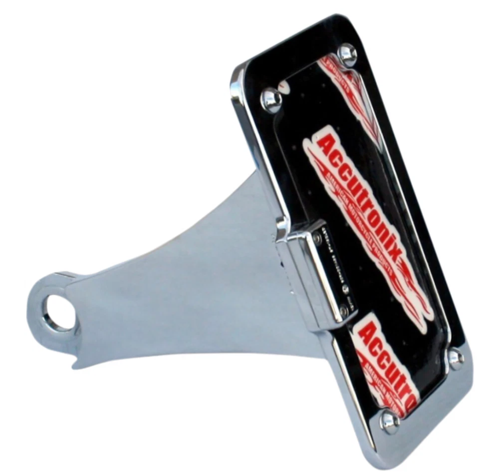 Accutronix - LPF106HV-C - Side Mount License Plate Assembly, Chrome - Image 2 of 2