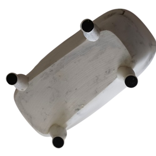 Clawfoot Bath Tub Planter Ceramic Vase Candle Holder Body Care Holder Marbled - Picture 7 of 19