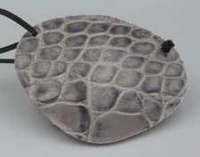 World's Best Eye Patch, Embossed Alligator Pattern & leather Replaceable Elastic