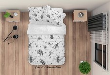 3D Insect Pattern Quilt Cover Set Duvet Cover Bedding Pillowcases
