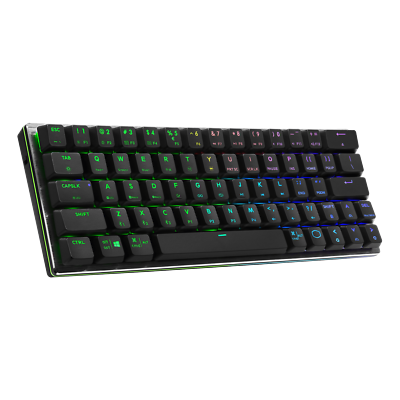 Cooler Master有線/無線 メカニカルキーボード & ゲーミングマウス Cooler Master SK622 Black Keyboard RGB LED Low Profile Mechanical