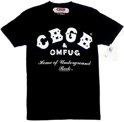 CBGB & OMFUG Ssize ブラックTシャツ CBGB OMFUG Home Of The Underground Rock T-Shirt NWT 100% Authentic