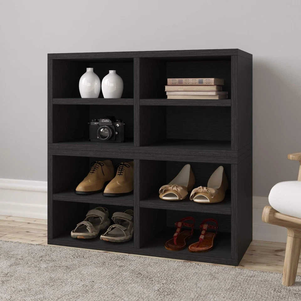 Way Basics Eco Stackable Connect Rectangle Shelf Organizer (Tool-Free Assembly) - Image 3 of 4