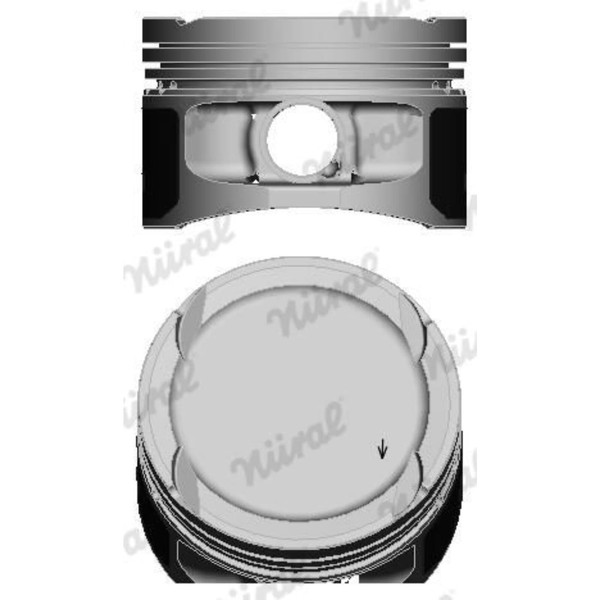 NÜRal Kolben Ø76,5Mm Passend FüR Audi A2 Seat Arosa Cordoba Ibiza Inca Leon-image