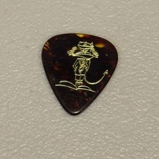AC/DC Angus Young Caricature Guitar Pick ACDC Concert Stage Used Tour Plectrum