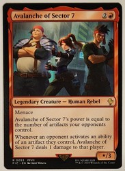 Avalanche of Sector 7 - Commander: FINAL FANTASY #53 Rare